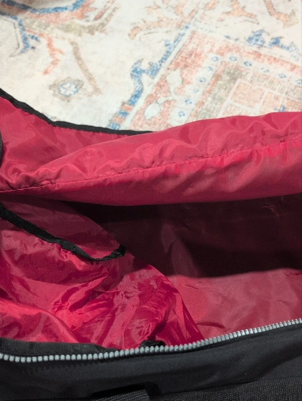 Rocawear Black Men's Duffel Bag with Contrast Zippers